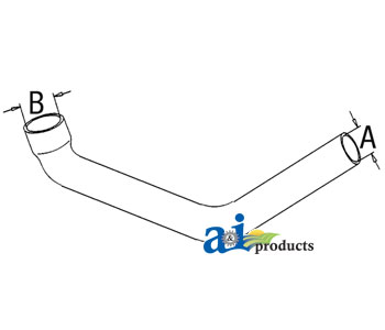 UT370022   Upper Hose---Replaces 120780C1